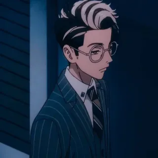 🌟 cfdd901b Anime, Personnage, Lunettes, Costume, Stylé, Garçon telegram sticker