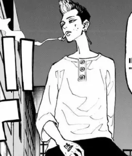 🚬 4adb1e17 Anime, Rauchen, Zigarette, Charakter, Tattoo, Manga, Comic, Illustration telegram sticker