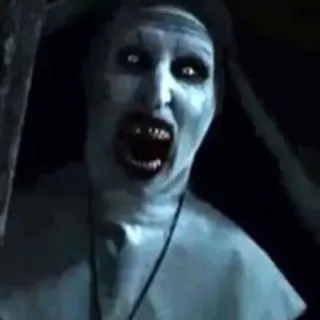 🔗 3cb6f6a3 Valak The Conjuring 悪魔, 修道女, ホラー, 怖い, 映画, 超自然 telegram sticker