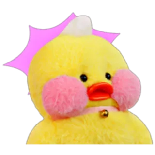 🐣 f7d53dca Anatra, Kawaii, Carino, Animale, Giocattolo, Adesivo telegram sticker
