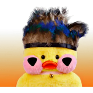 🐣 fb62ff40 anatra, animale, piume, uccello, giocattolo, kawaii, carino, peluche telegram sticker