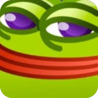 🫥 e9064b61 Pepe the Frog เปเป้เดอะฟรอก, มีมอินเทอร์เน็ต, กบ, การ์ตูน, สีหน้า telegram sticker