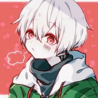 🇦🇱 1ce5a00f Anime, Ragazzo, Cartone animato, Illustrazione, Adesivo telegram sticker