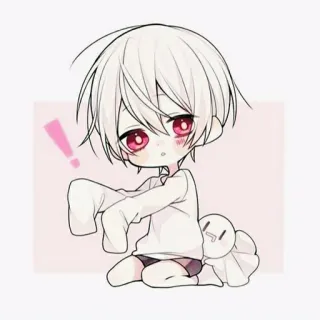 🇦🇱 9ea04956 Chibi, Anime, Carino, Manga, Kawaii, Arte telegram sticker