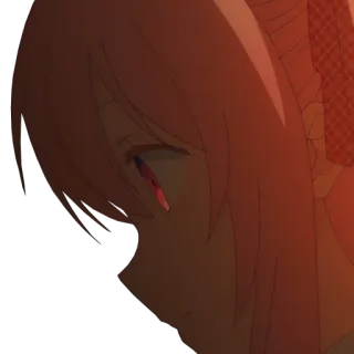 🙄 15684fdd อนิเมะ, ผู้หญิง, ผมสีชมพู telegram sticker