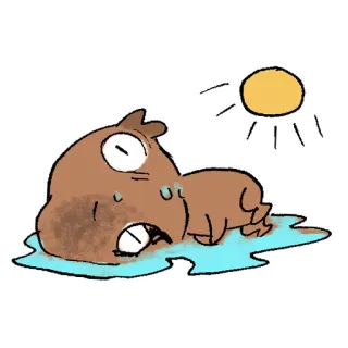 Happybara telegram stickers