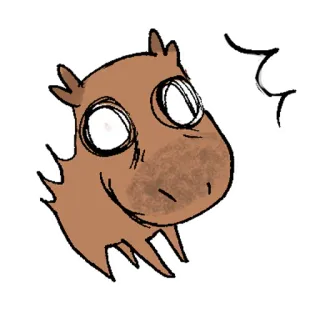 😱 fcc1a5d5 卡通, 动物, 可爱, 搞笑, 绘画 telegram sticker