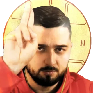 🤞 52269f47 ngón giữa, xúc phạm, cử chỉ, đàn ông telegram sticker