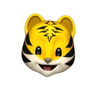 🐯 f23724e7 tigre, animal, emoji, sticker telegram sticker