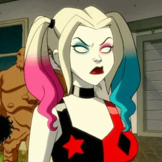 🎪 019bfb3f Harley Quinn Harley Quinn, DC Comics, Phim hoạt hình, Nhân vật truyện tranh telegram sticker