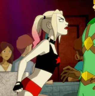 🎪 17891e2b Harley Quinn Phim hoạt hình, Nhân vật phản diện, DC Comics, Harley Quinn telegram sticker