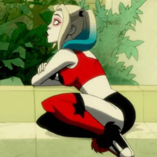 🎪 418afc3f Harley Quinn harley quinn, dc comics, hoạt hình, siêu phản diện telegram sticker