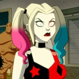 🎪 43847cb8 Harley Quinn Harley Quinn, DC Comics, Nhân vật phản diện, Nhân vật hoạt hình telegram sticker