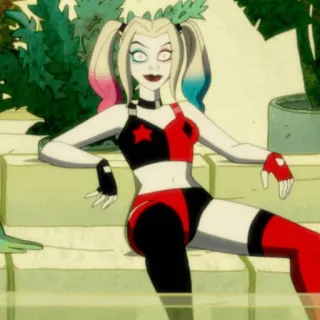 🎪 53117480 Harley Quinn harley quinn, dc comics, kẻ phản diện, phản anh hùng, siêu phản diện, joker telegram sticker