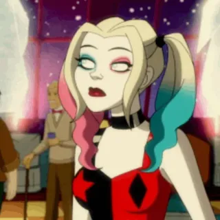 🎪 680ab1f3 Harley Quinn harley quinn, phim hoạt hình, nhân vật, dc comics telegram sticker