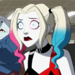 🎪 9fa84217 Harley Quinn harley quinn, dc comics, kẻ phản diện, phản anh hùng, hoạt hình telegram sticker