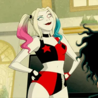 🎪 ea9140fb Harley Quinn harley quinn, dc comics, nhân vật hoạt hình, kẻ phản diện, phản anh hùng telegram sticker