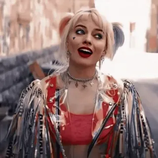 💎 072ae877 Harley Quinn Birds of Prey Harley Quinn, Ptaki Nocy, DC Comics, Margot Robbie, Antybohater, Złoczyńca, Postać komiksowa telegram sticker