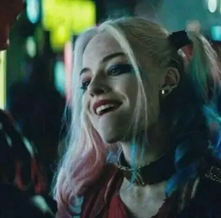 💎 543c8e24 Harley Quinn Suicide Squad DC Comics, Harley Quinn, Superzłoczyńca, Postać komiksowa, Margot Robbie, Legion samobójców telegram sticker