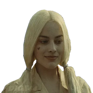 😒 287c741d Harley Quinn Suicide Squad Харли Квинн, Марго Робби, DC Comics, Отряд самоубийц, злодей, антигерой, женский персонаж telegram sticker