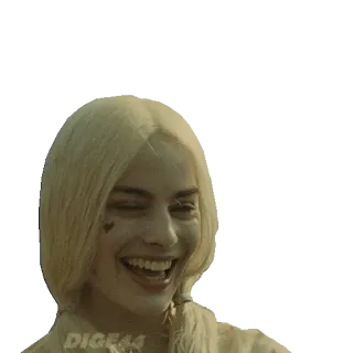 😆 c62ba838 Harley Quinn Харли Квинн, DC Comics, Марго Робби, злодей, антигерой telegram sticker