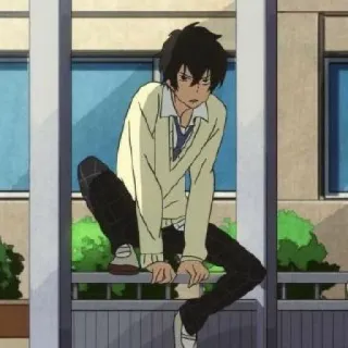 🏷 06cd19d7 Anime, Personaje, Adolescente, Chico, Uniforme escolar telegram sticker