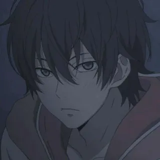 🏷 3054d55d Anime, Manga, Chico, Retrato, Personaje, Arte telegram sticker