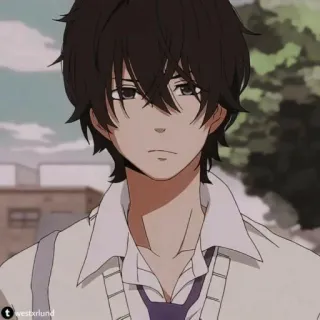 🏷 c760313b Anime, Manga, Chico, Uniforme escolar, Estudiante, Retrato, Asiático, Adolescente telegram sticker