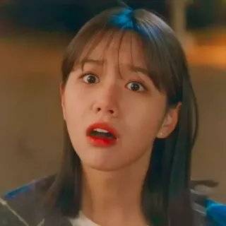 🦊 dba69cd5 женщина, удивление, страх, эмоция, портрет telegram sticker