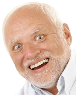😄 48fe6c76 Hide the Pain Harold meme, internet meme, Harold, Hide the Pain Harold, stock photo, funny telegram sticker