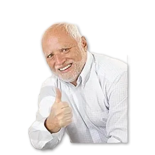 Hide The Pain Harold whatsapp stickers