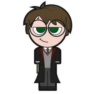 😊 1a2b0845 Harry Potter Harry Potter, Wizard, Magic, Cartoon, Book character, Fantasy whatsapp sticker