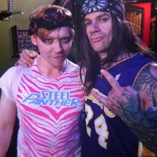 🍫 1234eadb STEEL PANTHER band, music, rock, Steel Panther whatsapp sticker