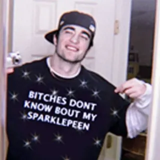 🍫 a1aa7a8b BITCHES DONT KNOW BOUT MY SPARKLEPEEN offensive, humor whatsapp sticker