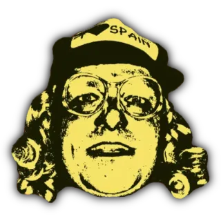 😀 54fa5be9 I ❤️ SPAIN Spanien, Herz, Liebe, Reisen, Land, Hut telegram sticker