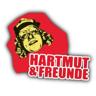 👌 9d2e2590 HARTMUT & FREUNDE Hartmut, Freunde, Deutsch, Figur, Text, Spanien telegram sticker
