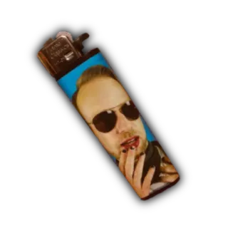 🔥 a72caf3d Feuerzeug, Sonnenbrille, Porträt, Mann, Accessoire, Rauchen telegram sticker