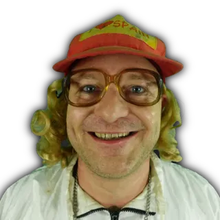 😀 b2e6a22d I LOVE SPAIN mann, hut, spanien, porträt, gesicht telegram sticker