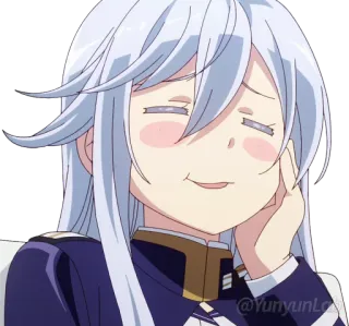 🥰 abf3c482 @YuryunLove Anime, Fille, Mignon, Sourire telegram sticker