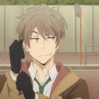 💵 44a06804 アニメ, 男性, 手袋, 漫画 telegram sticker