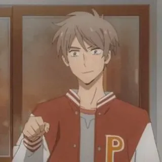 🔦 3773f2c8 アニメ, カートゥーン, 男, ジャケット, キャラクター, 若い, ポートレート telegram sticker