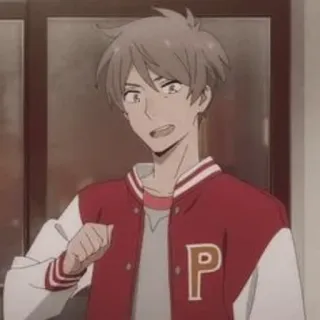 🔦 bbbb5f03 アニメ, カートゥーン, キャラクター, ジャケット, 男性, 人物 telegram sticker