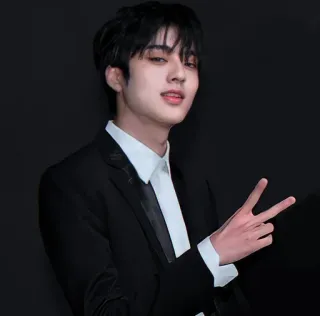 ⚔ 7ad78df2 人, 西装, 和平, 手势 whatsapp sticker