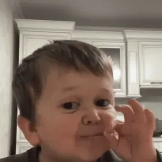 👌 5bdbb76d Hasbulla ребенок, лицо, смешной, мем, милый telegram sticker