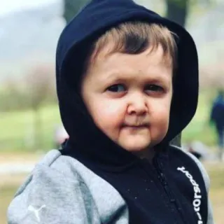 💧 bcd71874 Hasbulla Magomedov Hasbulla, süß, Kapuzenpullover, Kind, lustig, Internet-Meme telegram sticker