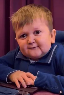 🙌 62d69f0e @hasbulla Hasbulla, Meme, Celebrità, Personalità di internet telegram sticker