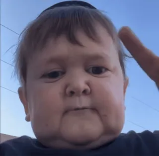 ☝️ 9d4ea358 Hasbulla Magomedov Hasbulla, Meme, Daghestan, Divertente, Internet telegram sticker