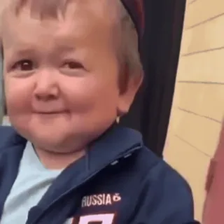 🙂 d0ae54f8 Hasbulla Magomedov RUSSIA Hasbulla, Russia, Meme, Combattente telegram sticker