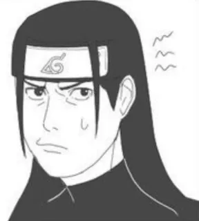 😒 33aa0ebf Neji Hyuga Naruto 动漫, 漫画, 角色, 宁次, 日向, 火影忍者, 贴纸 telegram sticker