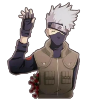 💐 aa994c64 Kakashi Naruto anime, kakashi, naruto, ninja, fanart, cartoon telegram sticker